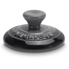 Stoneware Round Magnet Flint image number 1
